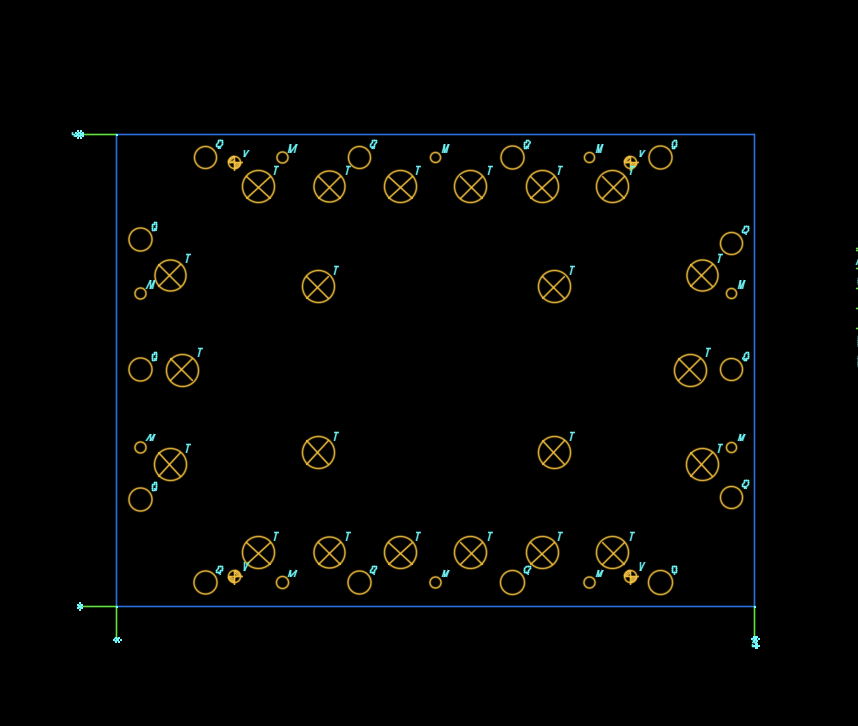 铝皮薄板切角模具设计图